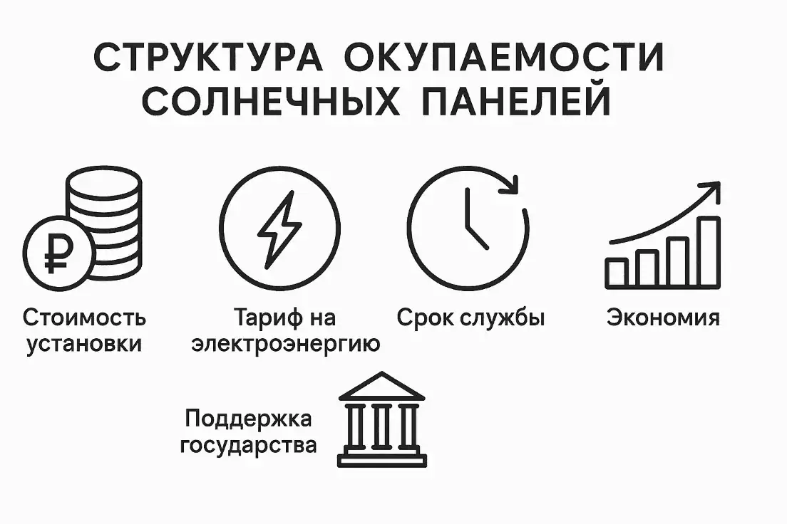 Окупаемость солнечных панелей в Украине: что влияет на срок возврата инвестиций 2 Окупаемость солнечных панелей в Украине